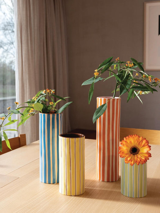 Vase à rayures - 4 modèles disponibles