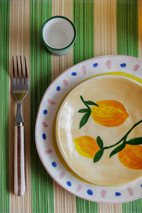 Petite assiette citron - 4 couleurs disponibles