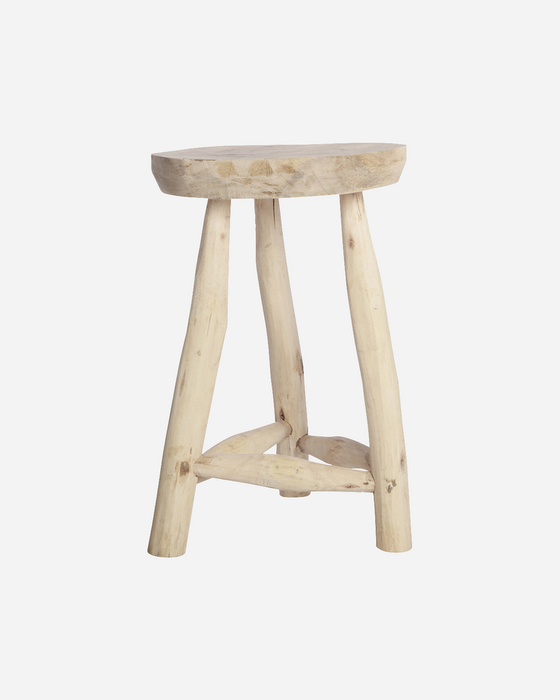 Tabouret ROA en bois d'eucalyptus