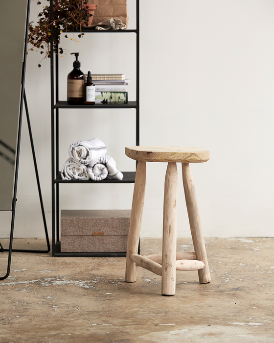 Tabouret ROA en bois d'eucalyptus