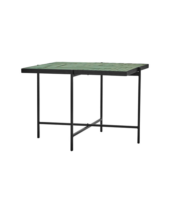 Table basse inspiration Zellige vert Grand modèle