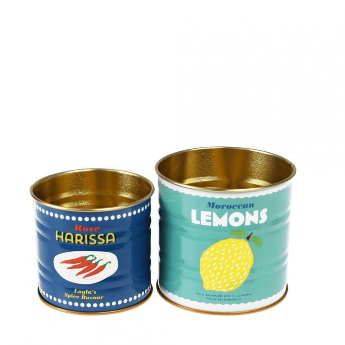 Pot à ustensiles de cuisine en métal citron ou harissa