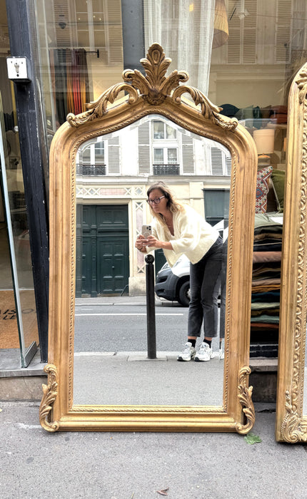 Miroir doré Renard 85x145 cm