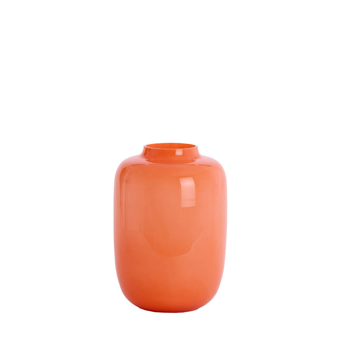 Vase DONNA en verre orange