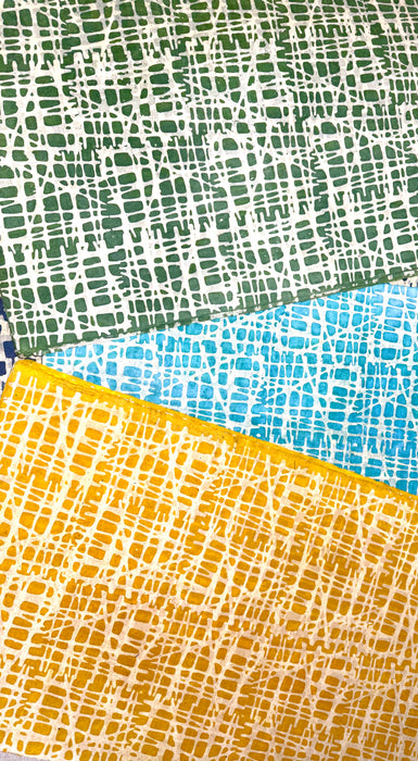 Papier peint népalais Bauhaus - 3 couleurs disponibles