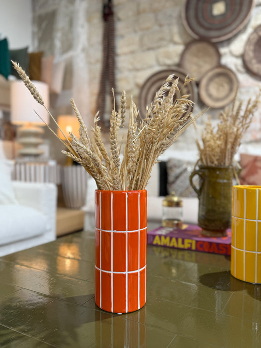 Vase carrelé - 4 couleurs disponibles