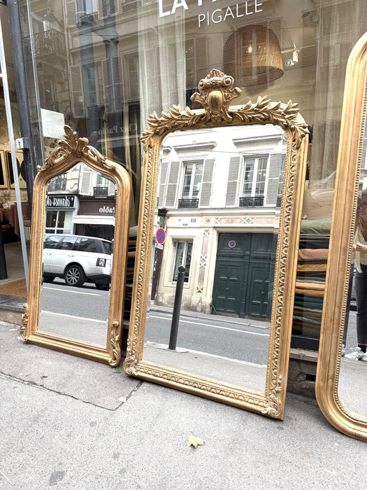 Miroir doré Philippe 90x160 cm