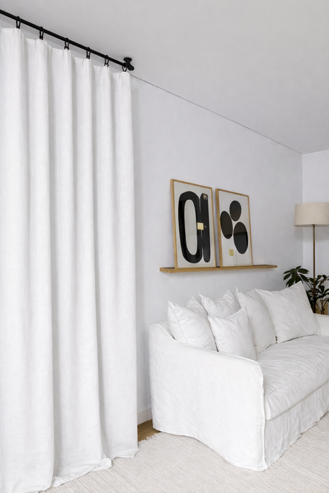 Rideau en lin - plusieurs couleurs disponibles