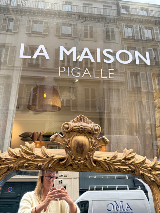 Miroir doré Philippe 90x160 cm