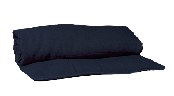 Sofa cover en lin lavé et coton uni 17 couleurs disponibles