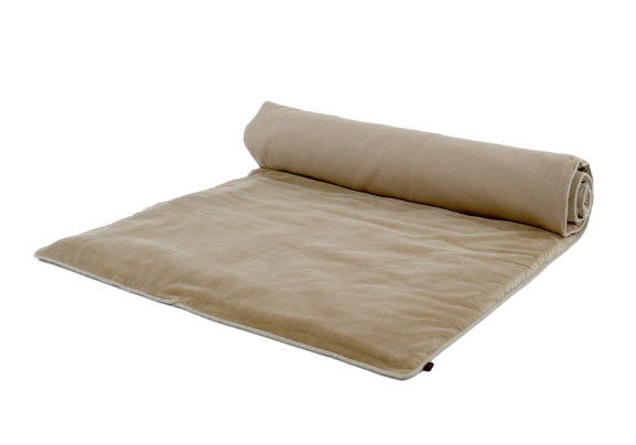 Sofa cover en velours uni bourdon naturel - plusieurs couleurs disponibles