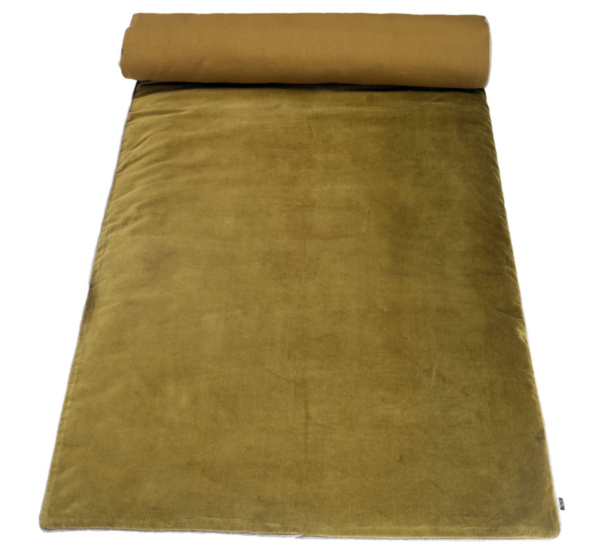 Sofa cover en velours uni bourdon naturel - plusieurs couleurs disponibles