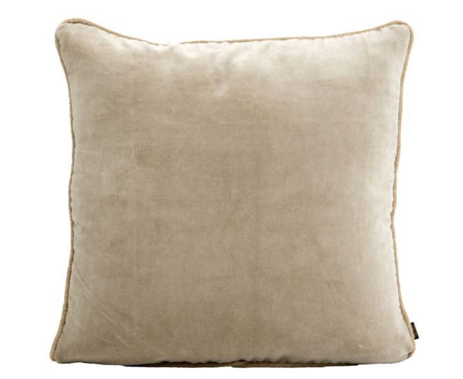 Housse de coussin rectangulaire en velours bourdon naturel - plusieurs couleurs disponibles