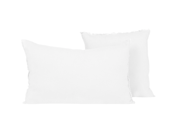 Housse de coussin en lin et coton - 14 couleurs disponibles