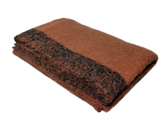 Plaid style mohair - 3 couleurs disponibles