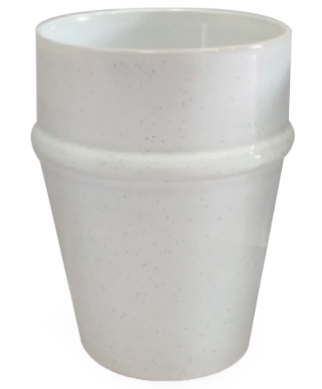 Tasse beldi grès blanc cassé - 2 tailles