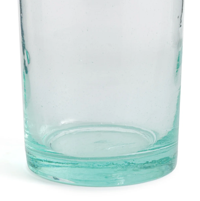Vase en verre recyclé - 2 couleurs disponibles
