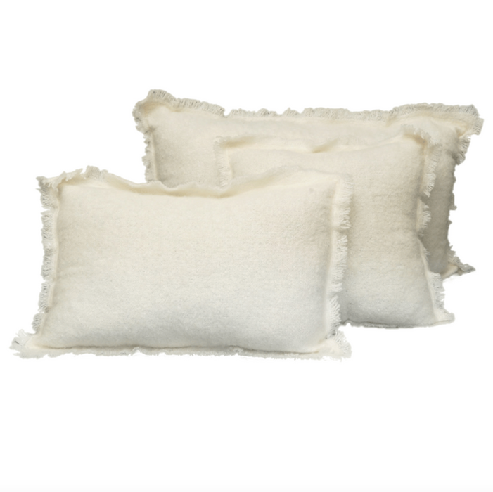 Housse de coussin mohair carré - plusieurs coloris disponibles