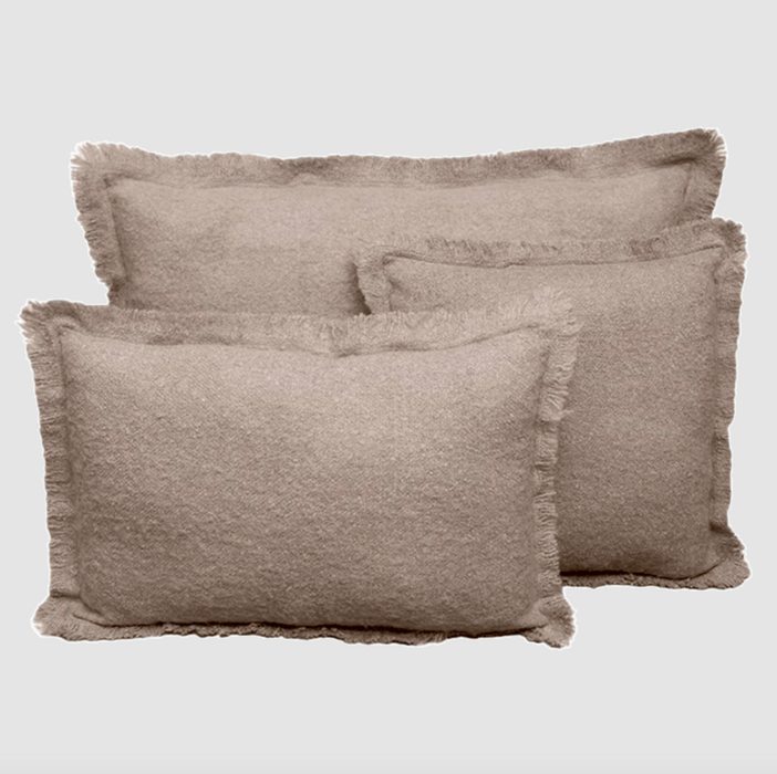 Housse de coussin mohair carré - plusieurs coloris disponibles