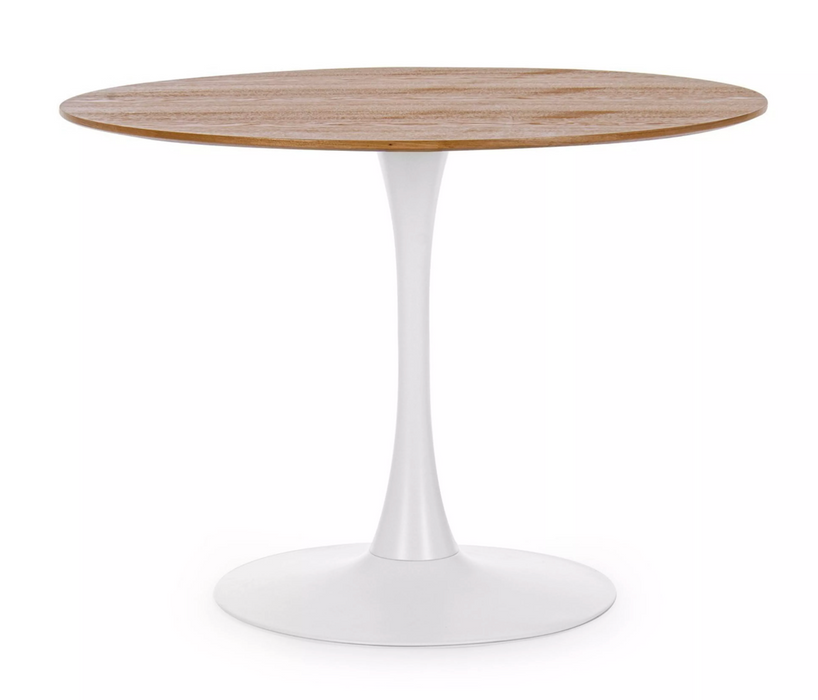 Table tulipe EXPO plateau chêne