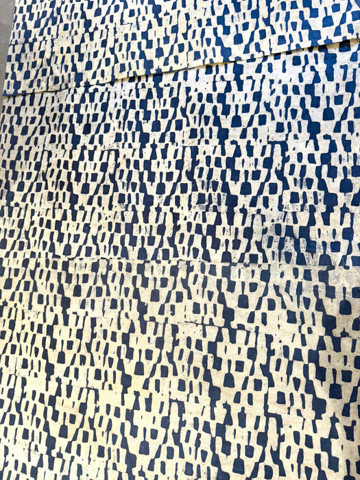 Papier peint népalais Fragments - 3 couleurs disponibles