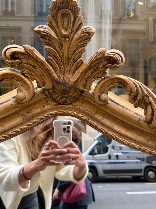 Miroir doré Renard 85x145 cm