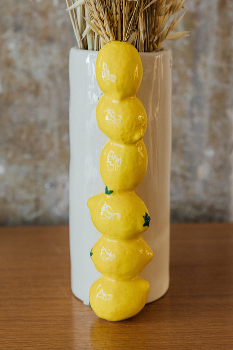 Vase haut citron