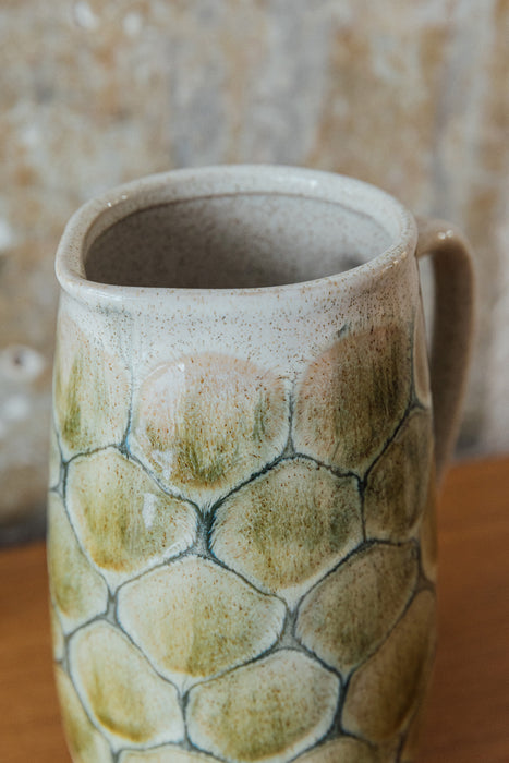 Pichet vase en céramique 70's- 2 couleurs disponibles