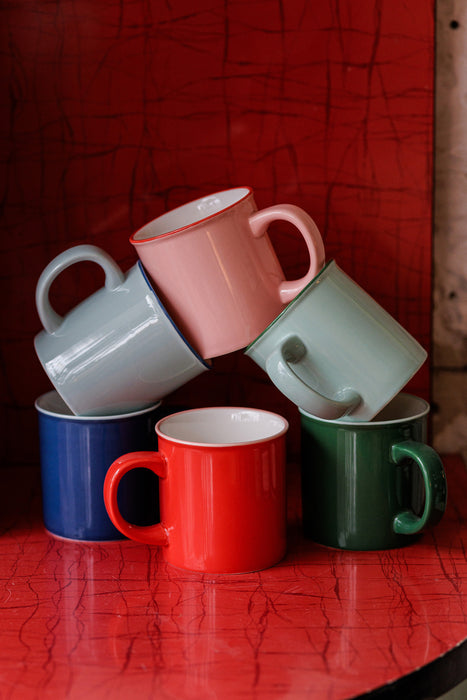 Mug céramique émaillée - plusieurs coloris disponibles