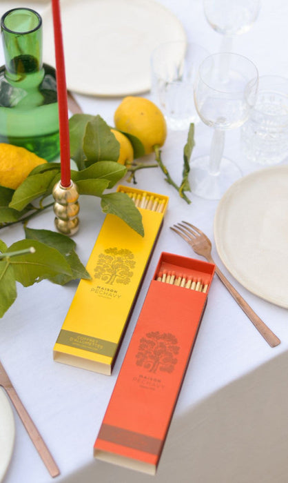 Coffret Orange de 40 allumettes longues