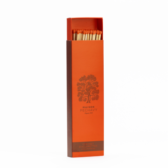 Coffret Orange de 40 allumettes longues