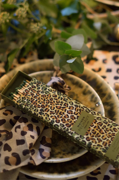 Coffret Léopard de 40 allumettes longues