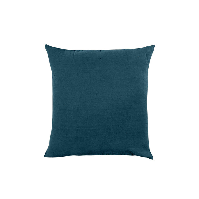 Housse de maxi coussin 80x80 cm en lin lavé - plusieurs coloris disponibles