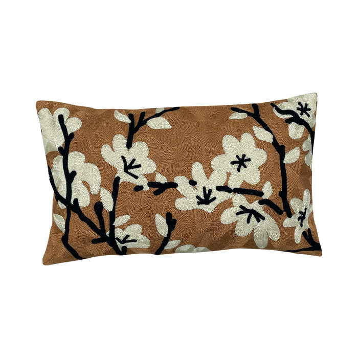 Coussin Sakura brun