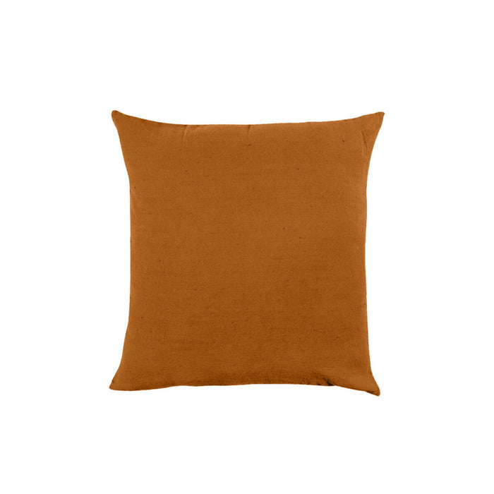 Housse de maxi coussin 80x80 cm en lin lavé - plusieurs coloris disponibles