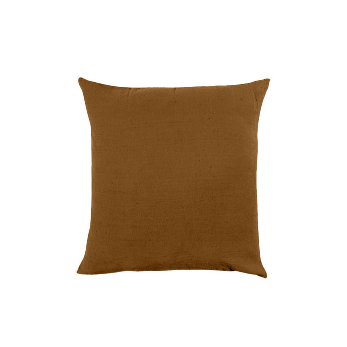 Housse de maxi coussin 80x80 cm en lin lavé - plusieurs coloris disponibles