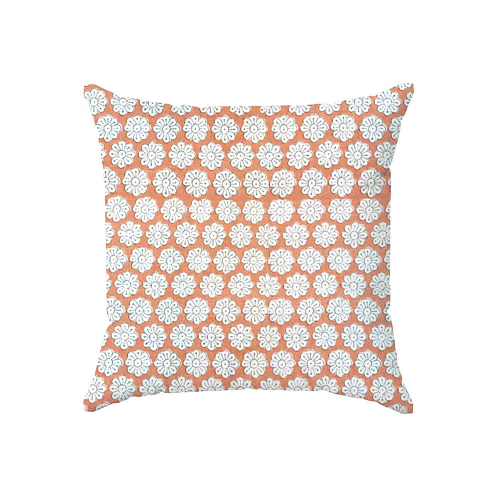 Coussin print carré jaipur nude