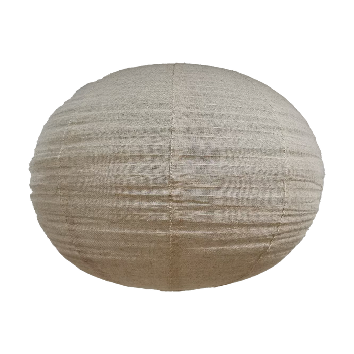 Suspension boule en lin naturel - 3 tailles disponibles