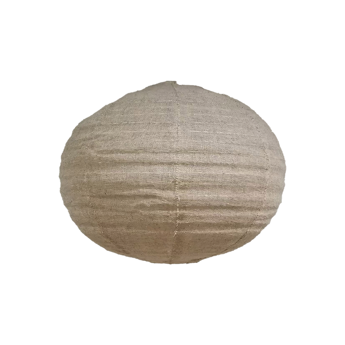 Suspension boule en lin naturel - 3 tailles disponibles