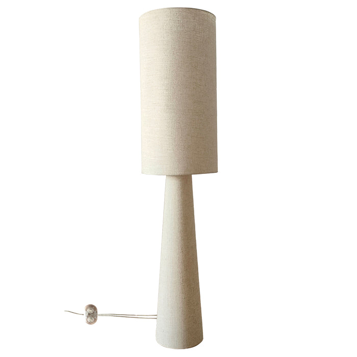 Lampadaire lin naturel