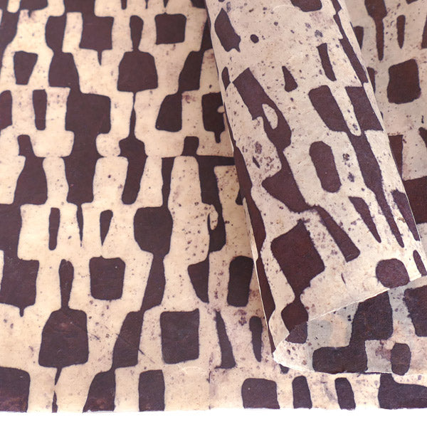 Papier peint népalais Fragments - 3 couleurs disponibles