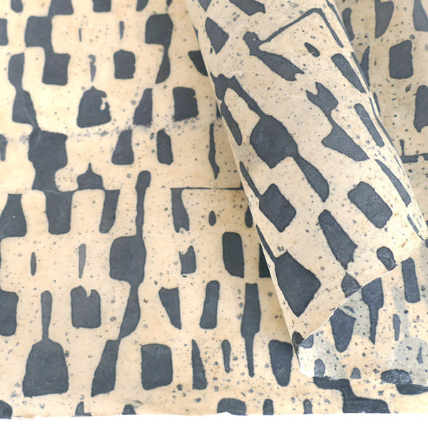 Papier peint népalais Fragments - 3 couleurs disponibles