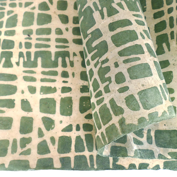 Papier peint népalais Bauhaus - 3 couleurs disponibles