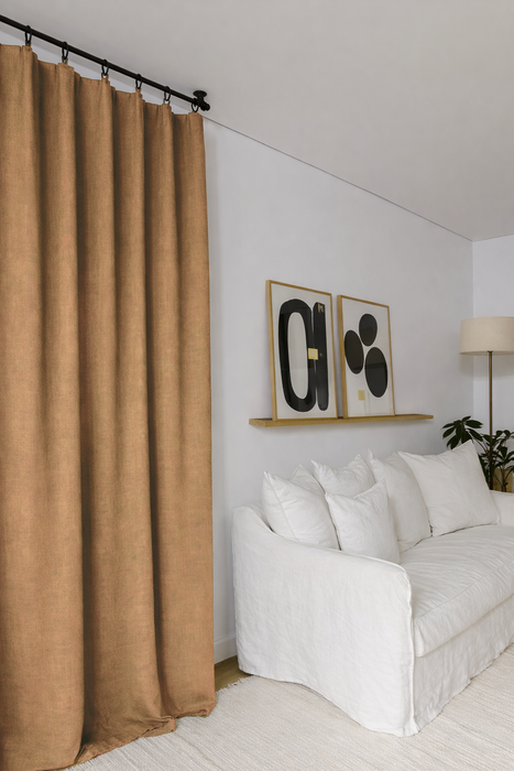 Rideau en lin - plusieurs couleurs disponibles