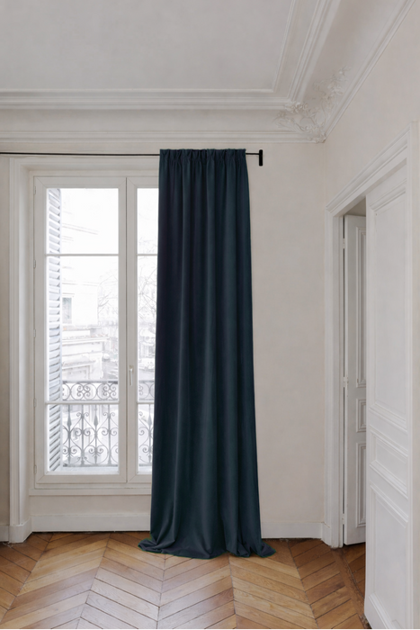 Rideaux en velours de coton doublés Elise 140x280 cm - Vivaraise - Home Rideaux en velours de coton doublés Elise 140x280 cm - Vivaraise - Home