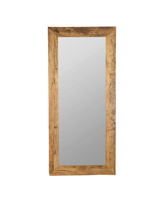 Miroir en bois de pin recyclé - 210 cm
